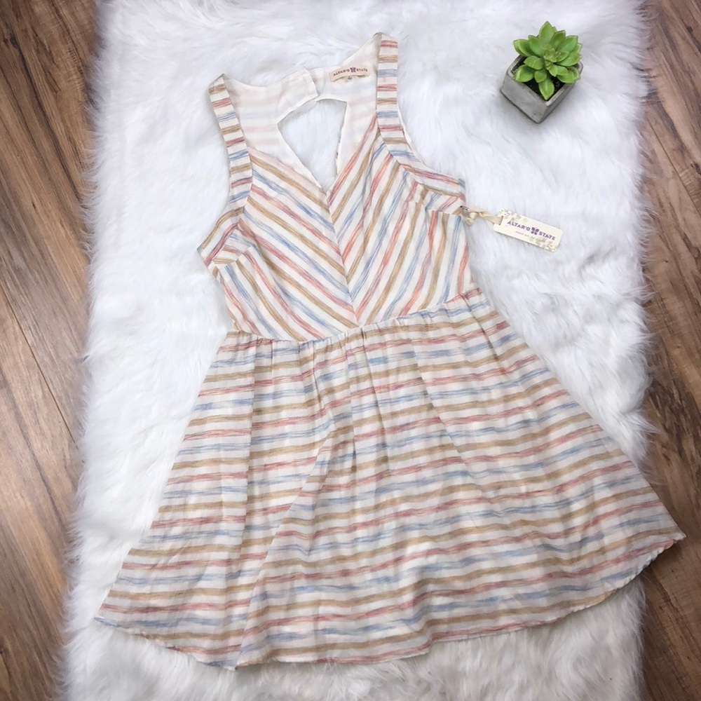 Altar’d State Sz L midi dress NWT